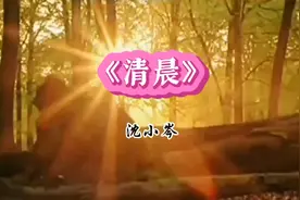 沈小岑-《清晨》经典完整版，80年代风靡校园，好听不容错过视频封面