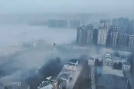 西安出现平流雾，高新犹如海市蜃楼视频封面