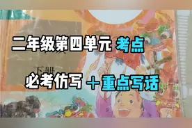 二年级下第四单元课文必考点分析，难点一大堆，尤其仿写和写话