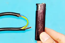 才知道，用一个打火机就能测量电线通断，不用剥线就知道哪根断了