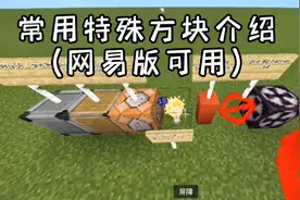 我的世界常用特殊方块介绍(网易版可用) #我的世界 #指令 #教学