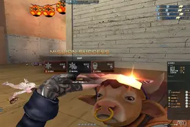 穿越火线，稀有动物武器牛牛AK47，拉风的造型水牛的脾气