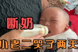 马上出差了，给小老二断奶哭了两天终于喝奶瓶了，媳妇被赶回娘家视频封面