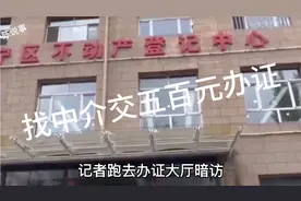 记者暗访正规办证要44天，交500元找黄牛只要一天。曝光后查办了