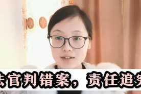 法官如果判错了案件，能不能追究责任视频封面