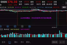 Au9999黄金．1月20日至年2月7日价格走势（实物黄金、并非股票）视频封面