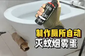 今天帮妈妈在厕所装了一个全自动灭蚊烟雾蛋视频封面