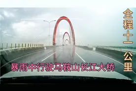 从合肥出发去马鞍山，老吳开车十多年，第一次遇到这么大的暴雨！视频封面