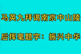 马英九拜谒南京中山陵，题字：和平奋斗，振兴中华视频封面