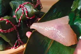 西米水晶粽这样做，快速无白心，冷藏也不硬。晶莹剔透软糯Q弹