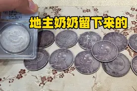 女子拿一把零散银元，全是地主奶奶留下来的，鉴定后发现一真余假视频封面