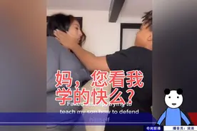 老母亲教儿子练拳击，儿子把妈送走了?视频封面