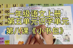 小书包里的文具都是我们读书写字的好伙伴，孩子们要爱护他们哦视频封面