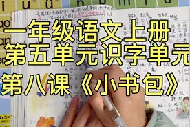 小书包里的文具都是我们读书写字的好伙伴，孩子们要爱护他们哦视频封面