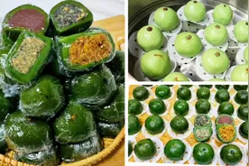 艾叶做青团，三种方法，四种经典口味，个个Q弹软糯，凉了也不硬视频封面