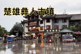 云南的楚雄彝人古镇逛一下，很有特色的小镇，到了晚上非常热闹～