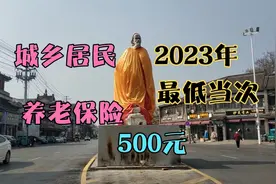 2023年城乡居民养老保险，今年最低当次500元视频封面