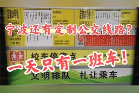 宁波还有定制公交线？市区直达余姚河姆渡和慈城，一天只有一班车视频封面