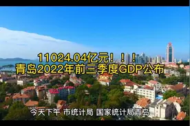 破1.1万亿！青岛2022年前三季度GDP公布，巩固北方第三城地位！视频封面