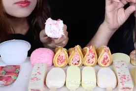 母女俩#奶油蛋糕#美食#声控#助眠#asmr
