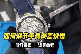 手表走时快慢怎么办？教你如何去调节机械表的误差！视频封面