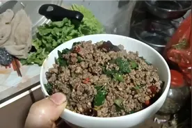柴火炒牛肉抹，正确做法