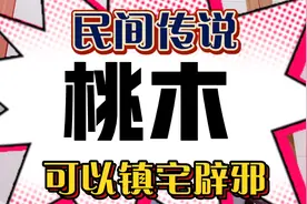 为什么民间传说桃木可以镇宅辟邪驱鬼降妖…！视频封面