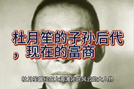 杜月笙的子孙后代，富到什么样子了？相信看完会颠覆你的认知视频封面