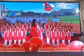 云真学校的129合唱比赛，当唱起山歌给党听，鸡皮疙瘩都出来了。视频封面