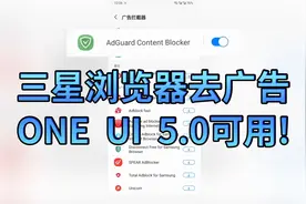 ONE UI 5.0三星浏览器去广告方法+史上最强去开屏广告应用