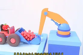 儿童数字早教启蒙工程车动画，认识数字1，2，3，4，5