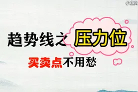 炒股入门技巧：通过趋势线判断压力位，学会止损止盈视频封面