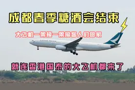 成都春季糖酒会圆满结束，大飞机一架接一架来双流接大家回家了视频封面