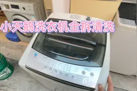小天鹅洗衣机全拆清洗过程，视频让你看的明明白白，无死角清洗视频封面