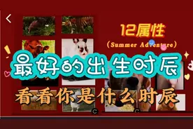 12属性最好的出生时辰  看看你是什么时辰视频封面