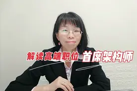 解读高端职位首席主任架构师，看看这里能否遇到卧底的技术大神?视频封面