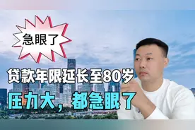 房贷年限延长至80岁，购房需求都要释放，急了。视频封面