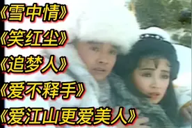 影视剧经典老歌《雪中情》《笑红尘》《追梦人》《爱不释手》等。