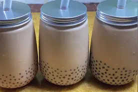 教你在家做三种珍珠奶茶，简单实惠，珍珠软弹劲道，奶茶浓郁香甜视频封面