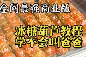 冰糖葫芦商业版全套教程，冰糖，夹沙，水果，什锦，一次全学会视频封面