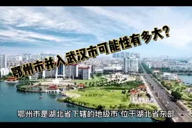 坐标湖北：鄂州市并入武汉市可能性有多大？视频封面