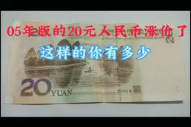 2005年版的20元人民币，有的单张价值达到了500元，为什么？