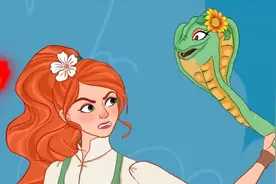 童话:会徒手抓蛇的少女，遇到了一个女巫，从此改变了她的人生视频封面