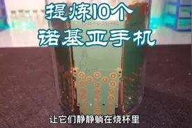 小伙拿出祖宗积攒的10个诺基亚老人机主板，能提练出多少黄金呢？视频封面