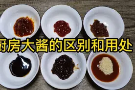 甜面酱、豆瓣酱、黄豆酱的区别和用途，五星饭店大厨最详细讲解视频封面