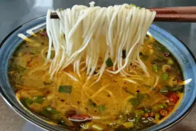 浆水面要做的好吃，炝浆水是关键