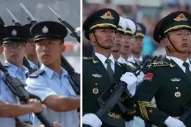 精彩瞬间：香港各纪律部队七月一日开始采用中式正步，和英式比下
