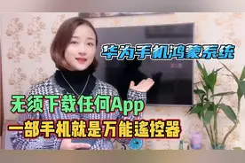 华为手机鸿蒙系统智能遥控，无须下载任何App手机就是万能遥控器视频封面