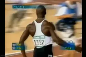 决赛四枪才产生的奥运百米冠军—多诺万贝利