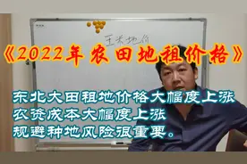 2022年东北农田租地价格大幅度上涨，农资成本增加，最高17000元视频封面